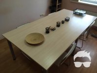 Офисный стол (почти лофтовый)