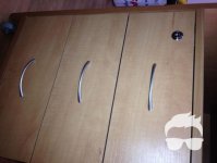 Офисный стол угловой + тумба с замочком. В подарок радиальный элемент