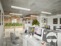Аренда офиса в Carnegie centre 160кв.м жф, в стиле loft